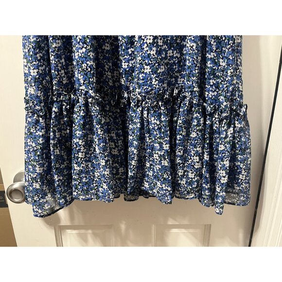 Just Taylor Floral Print Chiffon Dress, Size 10 - Picture 5 of 12